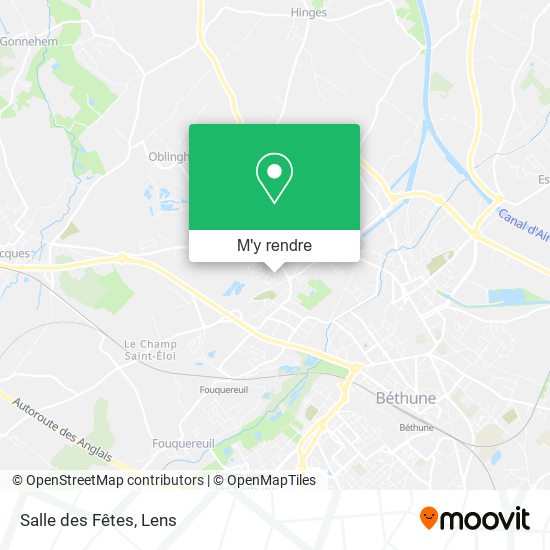Salle des Fêtes plan