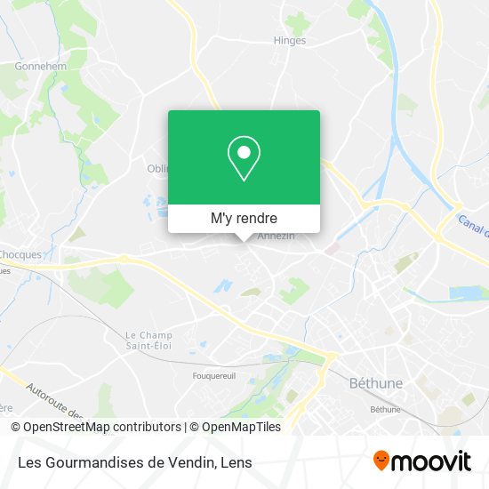 Les Gourmandises de Vendin plan