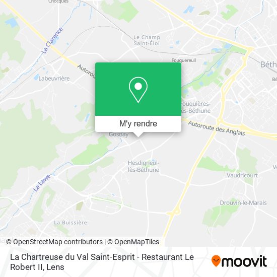 La Chartreuse du Val Saint-Esprit - Restaurant Le Robert II plan