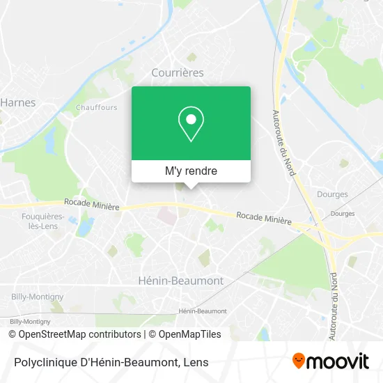 Polyclinique D'Hénin-Beaumont plan