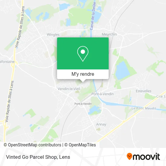 Vinted Go Parcel Shop plan