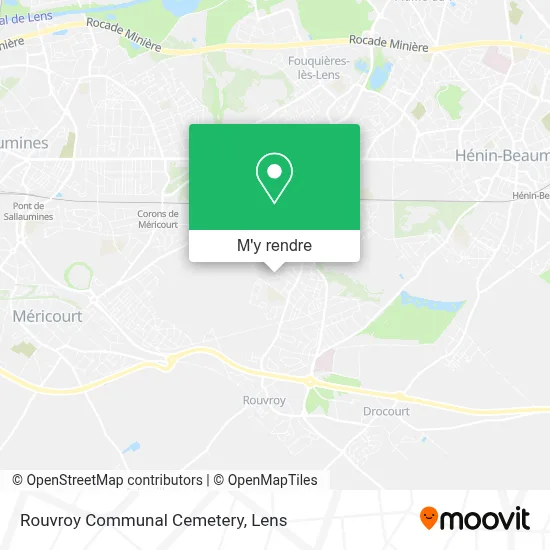 Rouvroy Communal Cemetery plan