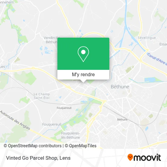 Vinted Go Parcel Shop plan