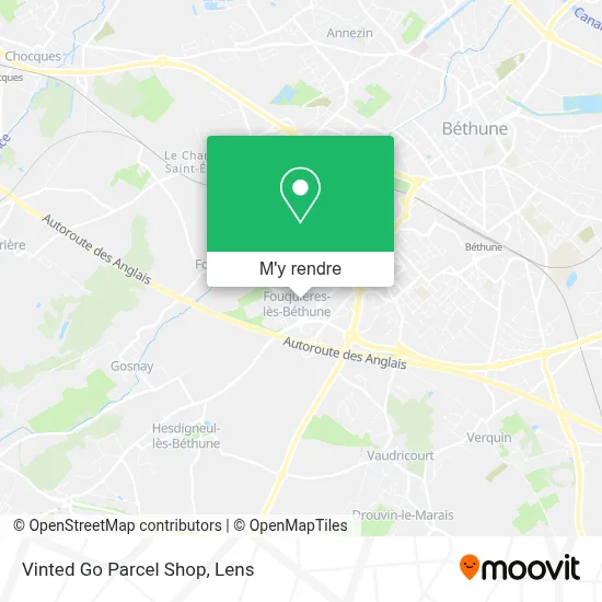Vinted Go Parcel Shop plan