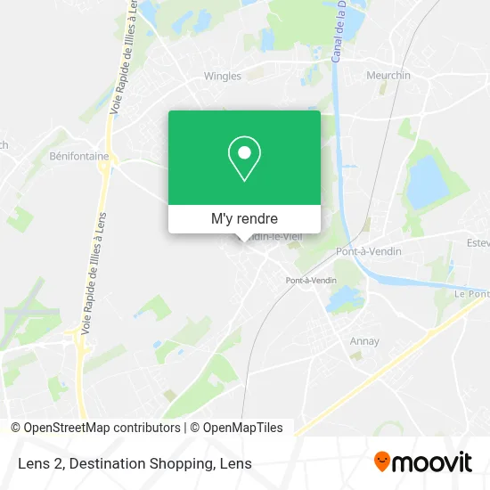 Lens 2, Destination Shopping plan