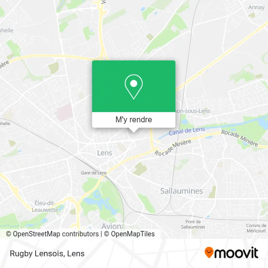 Rugby Lensois plan