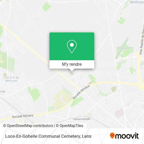 Loos-En-Gohelle Communal Cemetery plan