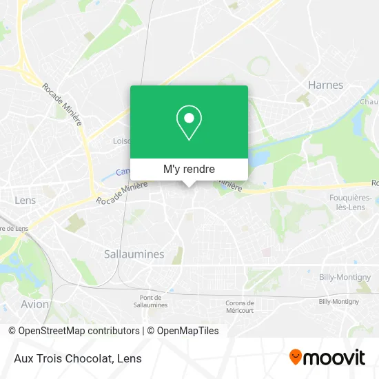 Aux Trois Chocolat plan