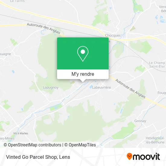 Vinted Go Parcel Shop plan