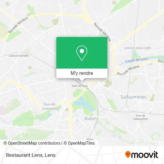 Restaurant Lens plan
