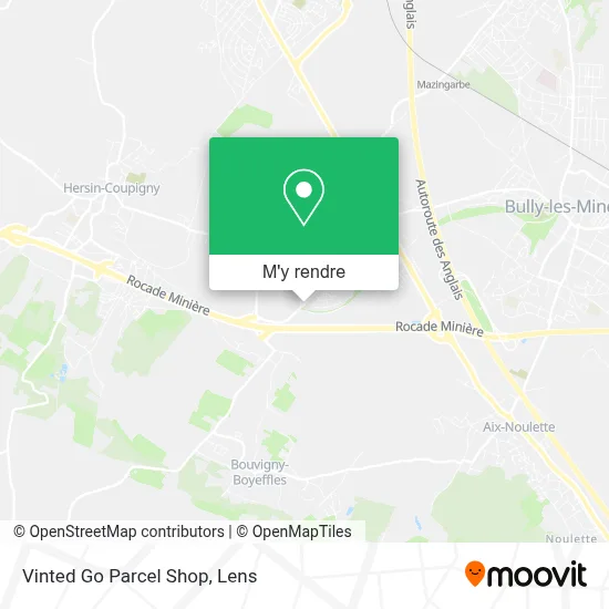 Vinted Go Parcel Shop plan