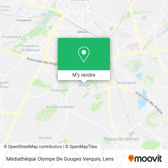 Médiathèque Olympe De Gouges Verquin plan