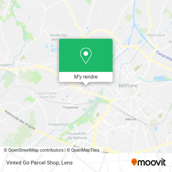 Vinted Go Parcel Shop plan