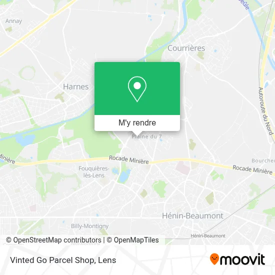 Vinted Go Parcel Shop plan