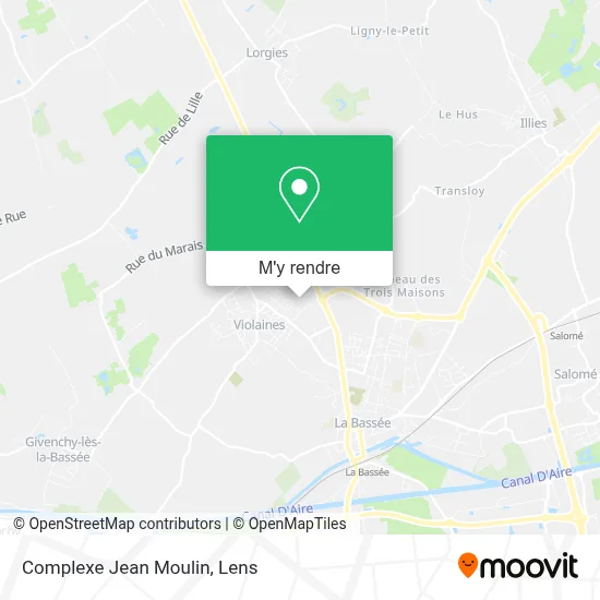 Complexe Jean Moulin plan