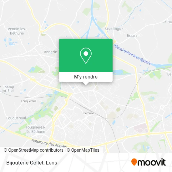 Bijouterie Collet plan