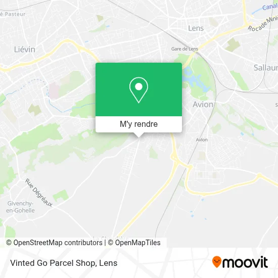 Vinted Go Parcel Shop plan