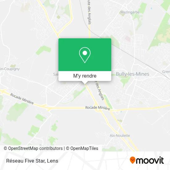 Réseau Five Star plan