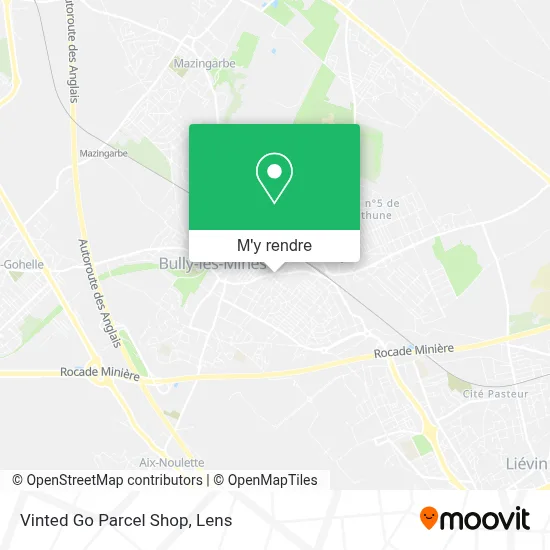 Vinted Go Parcel Shop plan