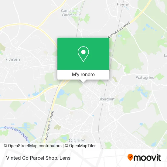 Vinted Go Parcel Shop plan