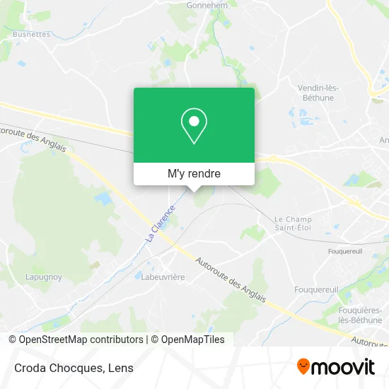 Croda Chocques plan