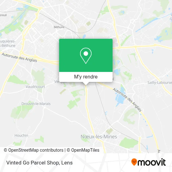 Vinted Go Parcel Shop plan