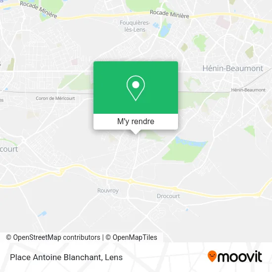 Place Antoine Blanchant plan