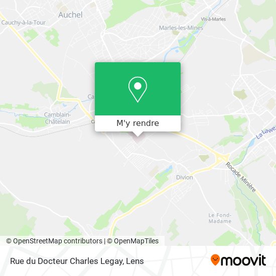 Rue du Docteur Charles Legay plan