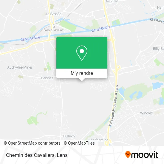 Chemin des Cavaliers plan