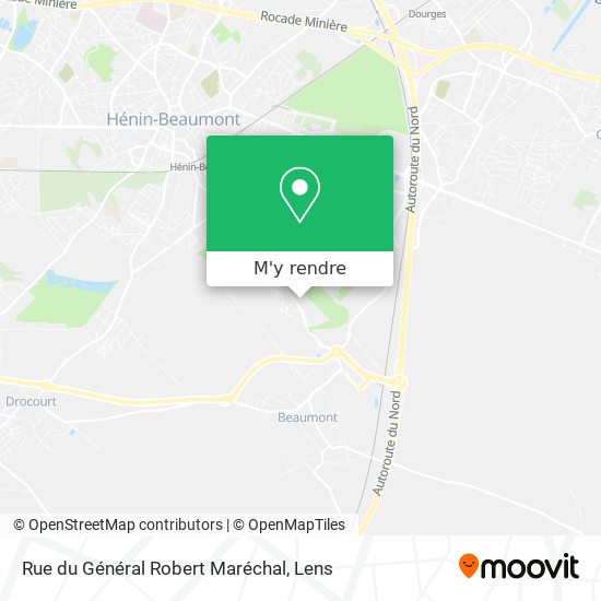 Rue du Général Robert Maréchal plan