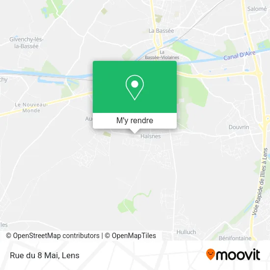 Rue du 8 Mai plan
