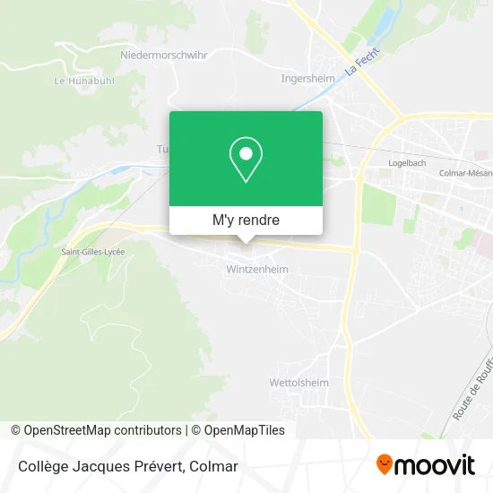 Collège Jacques Prévert plan