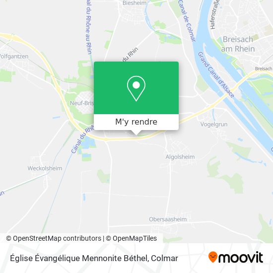 Église Évangélique Mennonite Béthel plan