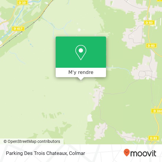 Parking Des Trois Chateaux plan