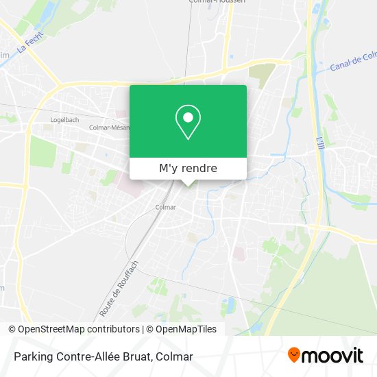 Parking Contre-Allée Bruat plan
