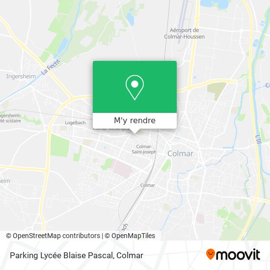 Parking Lycée Blaise Pascal plan