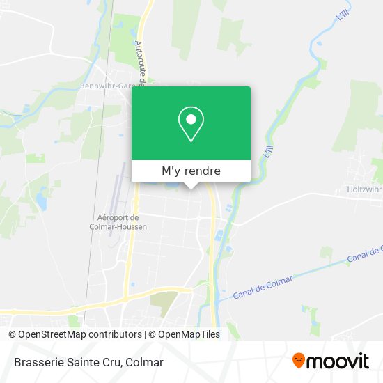 Brasserie Sainte Cru plan