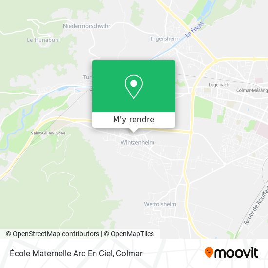 École Maternelle Arc En Ciel plan