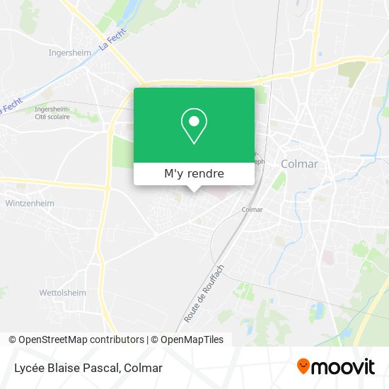 Lycée Blaise Pascal plan
