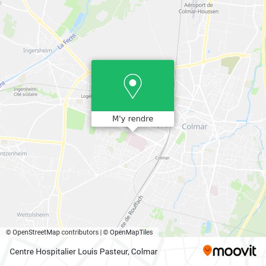 Centre Hospitalier Louis Pasteur plan