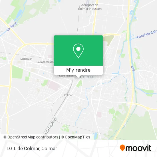 T.G.I. de Colmar plan