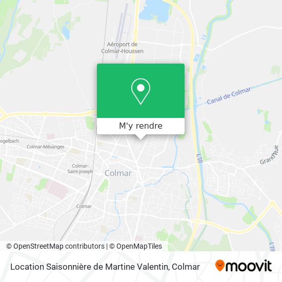 Location Saisonnière de Martine Valentin plan