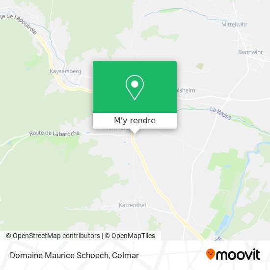 Domaine Maurice Schoech plan