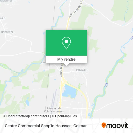 Centre Commercial Shop'in Houssen plan