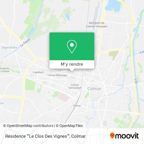Résidence ""Le Clos Des Vignes"" plan