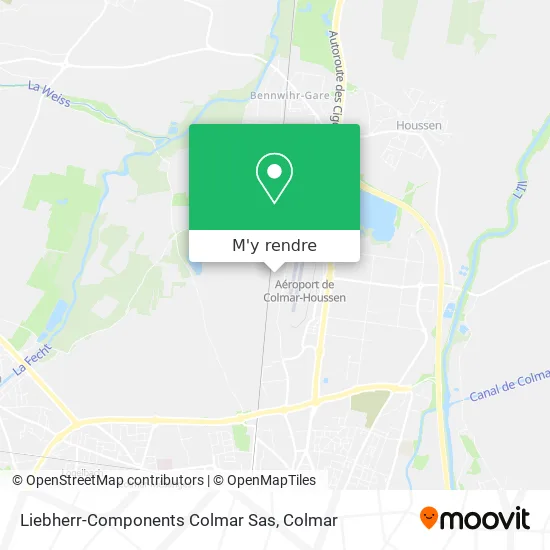 Liebherr-Components Colmar Sas plan