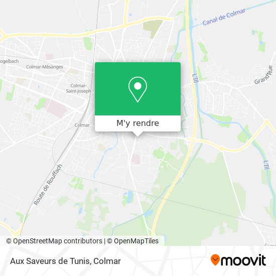 Aux Saveurs de Tunis plan