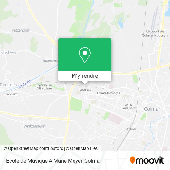 Ecole de Musique A.Marie Meyer plan
