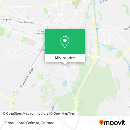 Greet Hotel Colmar plan