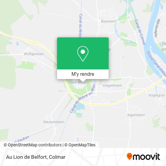 Au Lion de Belfort plan